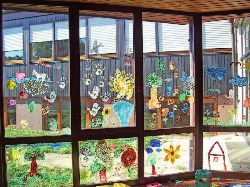 Kindergarten Splitterschutz Baunorm